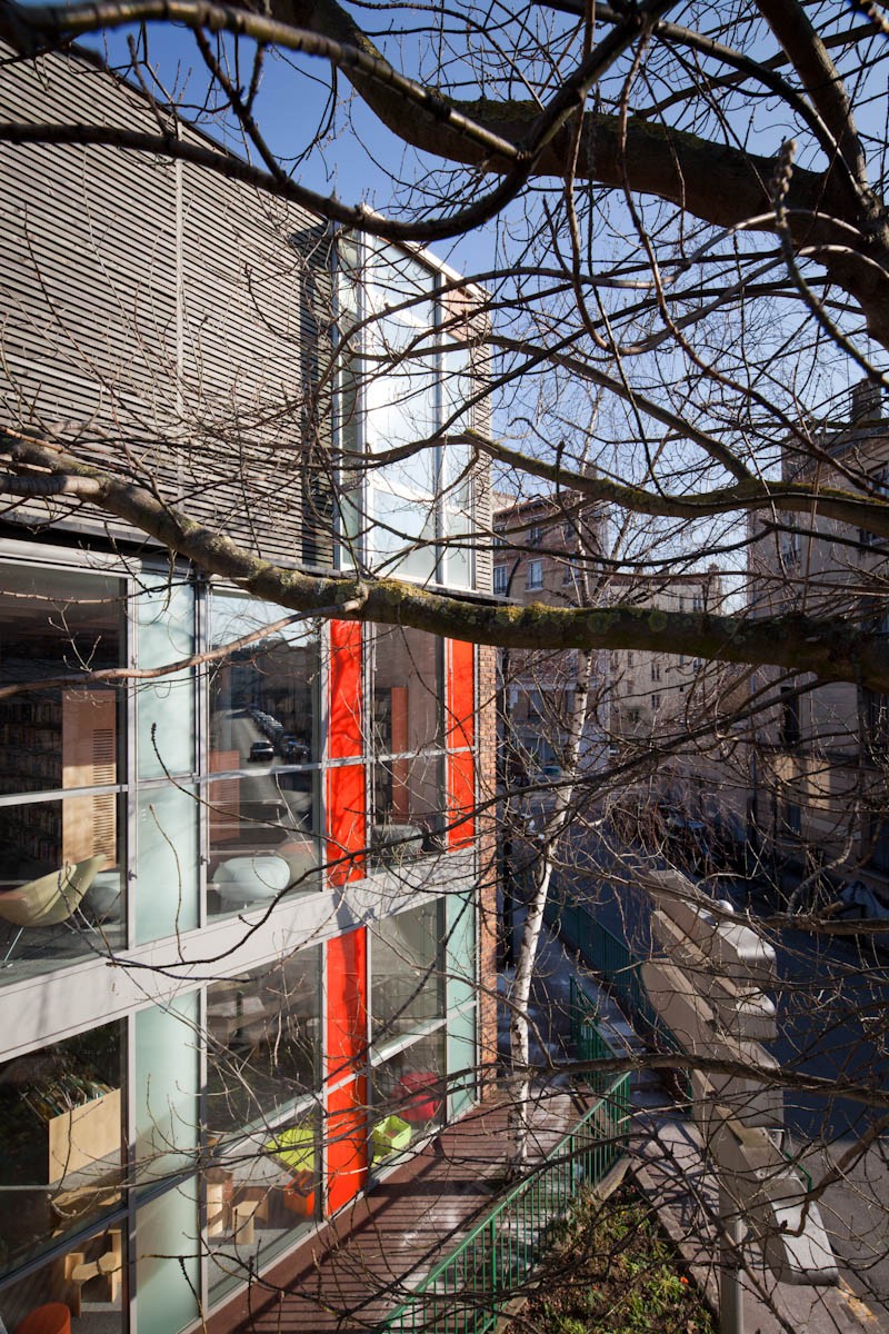 Médiathèque Pablo-Neruda à Malakoff (92), par Marc Nicolas Architectures
